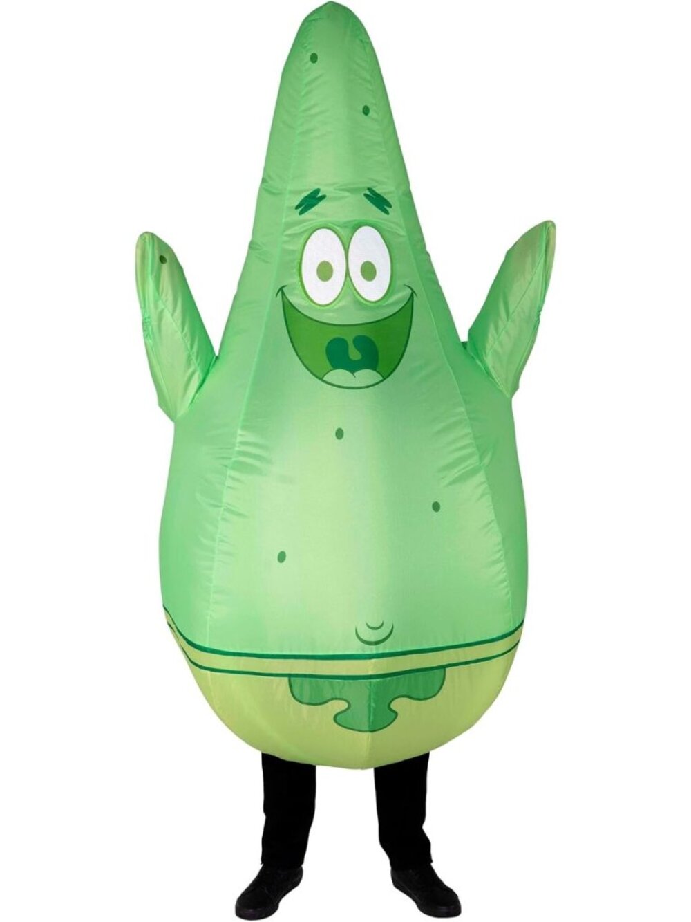 Inflatable SpongeBob Costume for Adults - Fun Halloween Jumpsuit with Fan